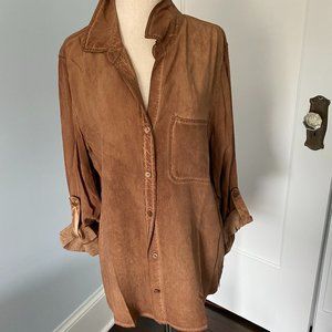 Rayon Button Down - Size L